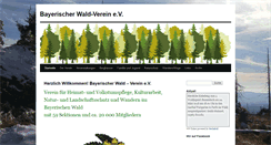 Desktop Screenshot of bayerischer-wald-verein.de